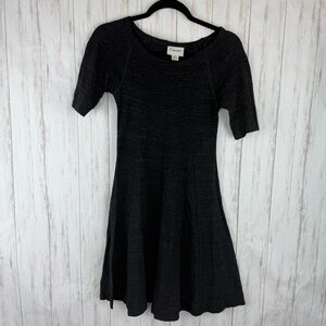 Ganni gray jersey knit dress Anthropologie